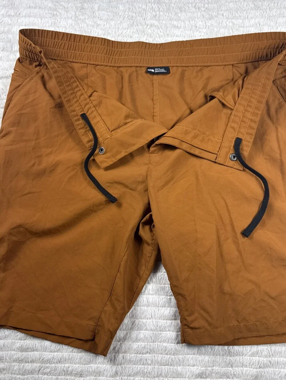 North Face Paramount Active Short Men XXL 40x10” Rust Brown Nylon Hiking Travel